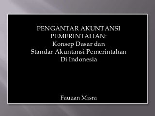 AKUNTANSI PEMERINTHAN