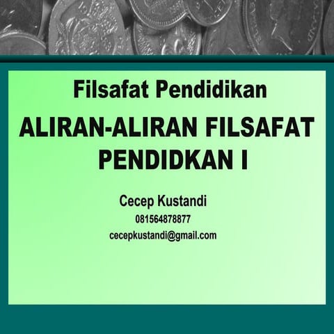 Aliran Filsafat Pendidikan