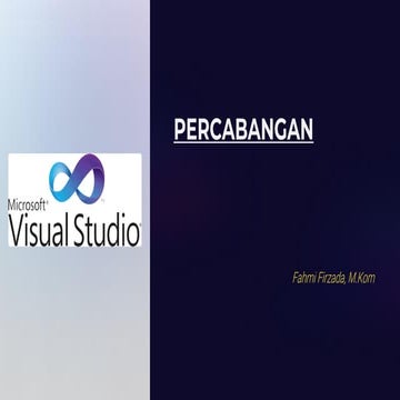 struktur Percabangan dalam VB.NET, struktur percabangan if then,  select case