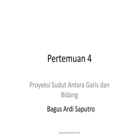 Pertemuan 4