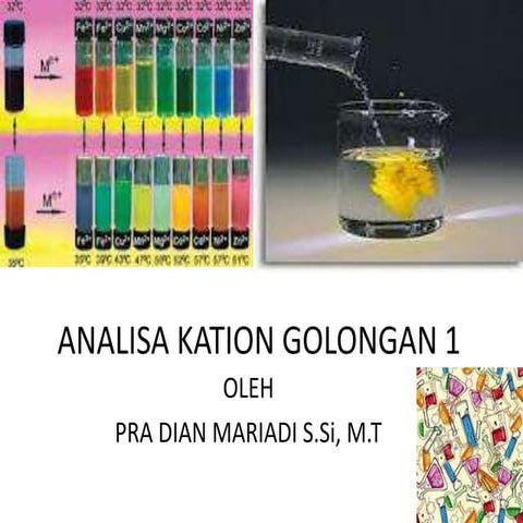 analisa kation golongan 1