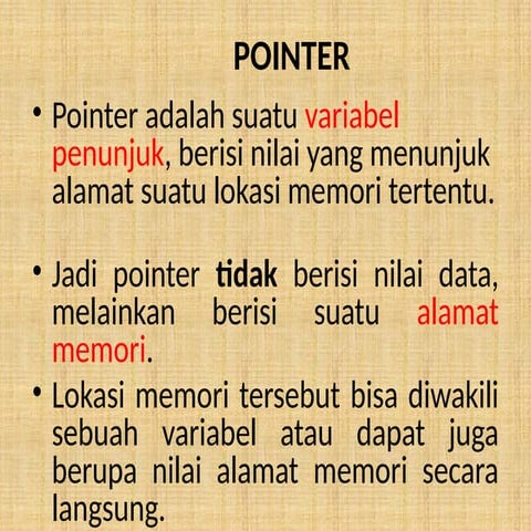 Pertemuan 4 Pointer Pada C++ | PDF