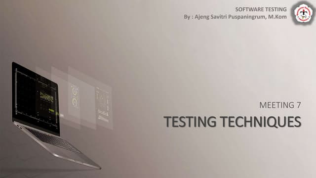 Testing Technique (Part 2)