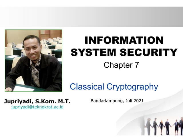 Pertemuan 7  cryptography