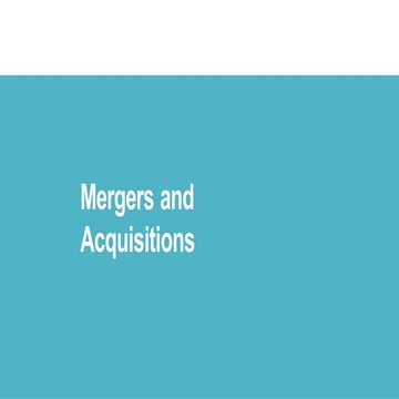 Manajemen Strategy Pertemuan 9 Mergers and Acquisitions.pptx