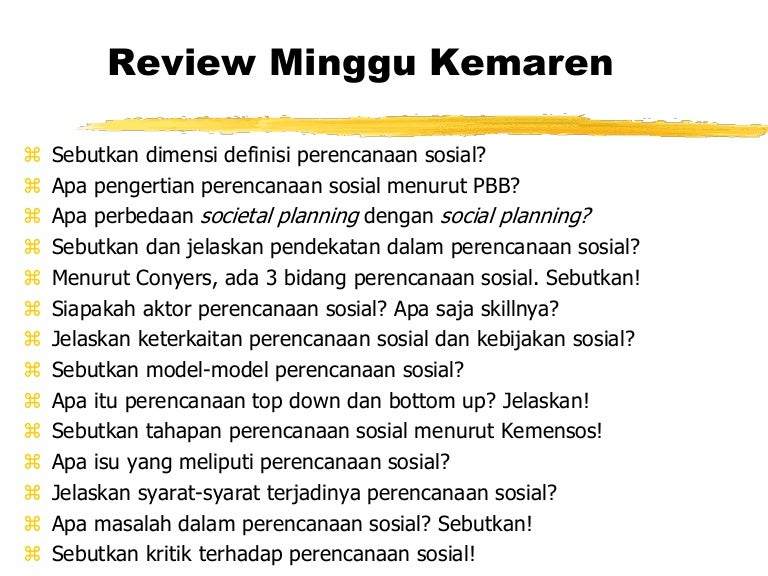 Pertemuan Ke 4 Masalah Sosial Dan Isu Kebijakan Sosial