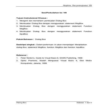 Pertemuan ke VIII.doc