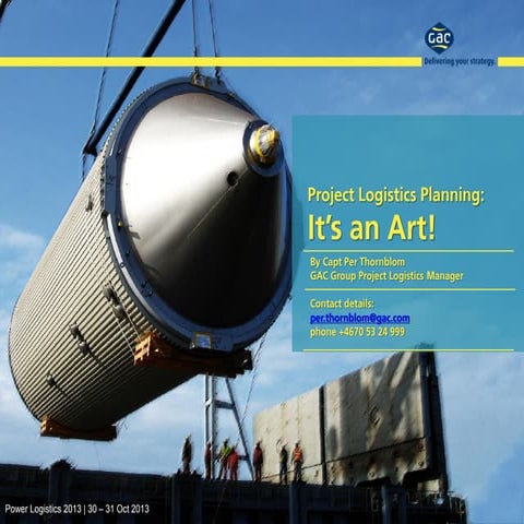 Basics of Project Cargo Operations | PPTX