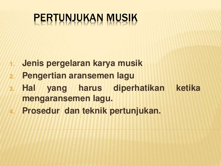 Pertunjukan Musik