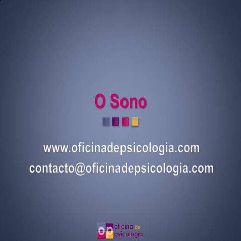 Perturbações do sono e insónias