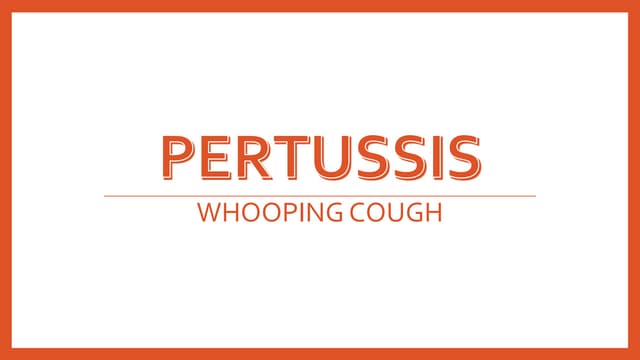 Pertussis | PPT