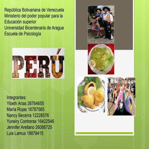 Presentacion del Perú | PPT