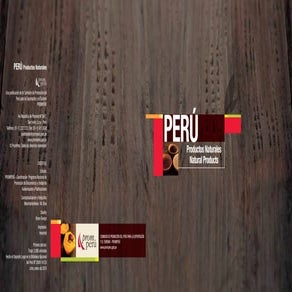 PERU - Natural products