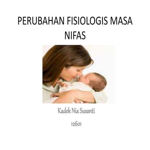 Perubahan fisiologis masa nifas