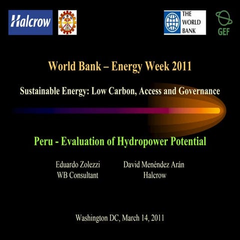 Peru evaluationhydropowerpotential finalupdate