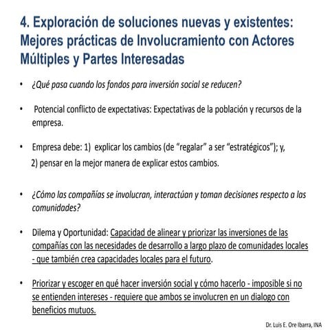 Exploración de soluciones nuevas y existentes: Mejores prácticas de Involucra...