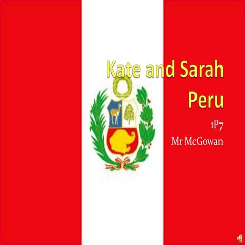 Peru kate and sarah