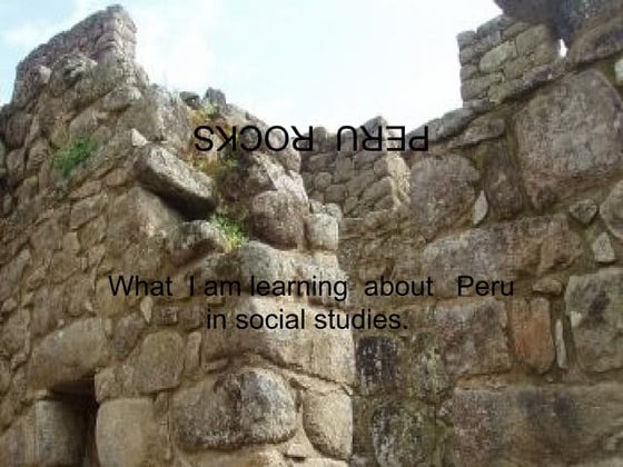 Kusa Peru Haley | PPT