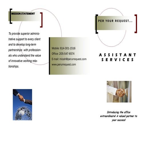 Per Ur Request Brochure