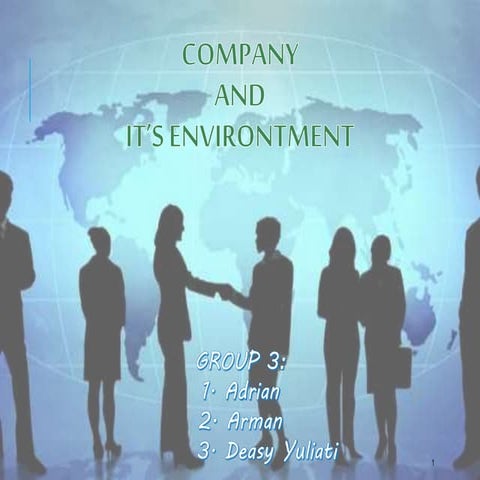 Management Perusahaan : Perusahaan dan Ruang Lingkupnya