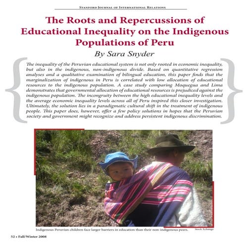 Peruvian education