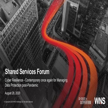 Cyber Resilience - Contemporary once again for Managing Data Protection post-Pandemic