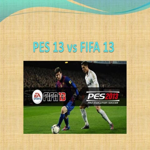 Pes 13 vs fifa 13