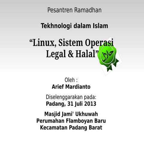 Pesantren Go Open Source
