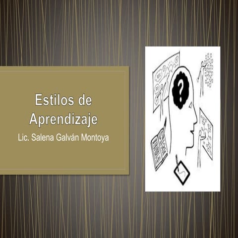 Pesentacionestilosdeprendizaje