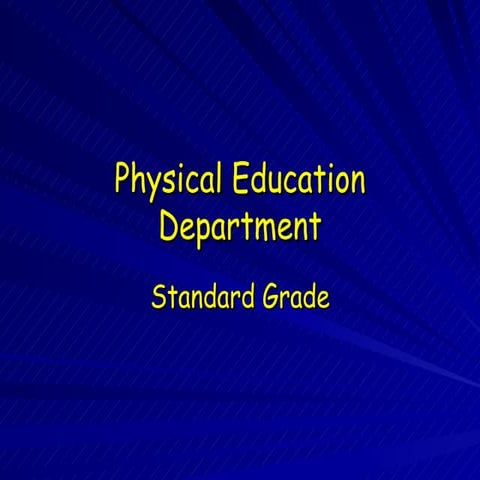 PE SG Revision Activities and The Body