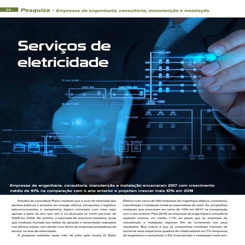 Pesquisa - Empresas de engenharia, consultoria, manutenção e instalação.