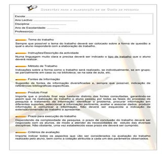 Guião de Pesquisa - Biblioteca Escolar