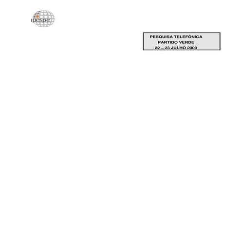 Pesquisa Ipespe Para Presidente