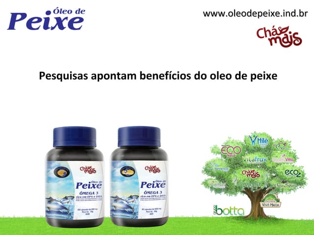 Pesquisas apontam benefícios do óleo de peixe