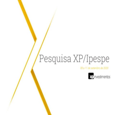 Pesquisa XP com a população