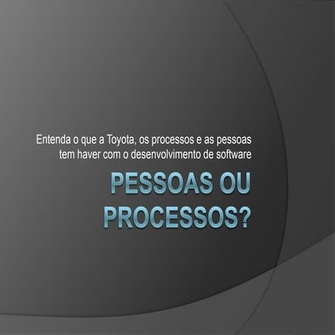 Pessoas Ou Processos