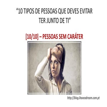 [10/10] - Pessoas sem Caráter | PDF