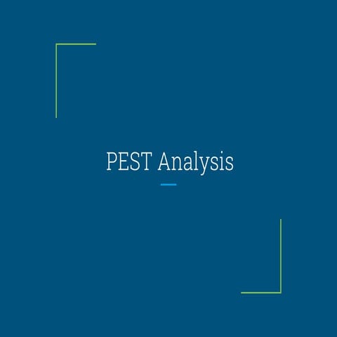 Pest Analysis