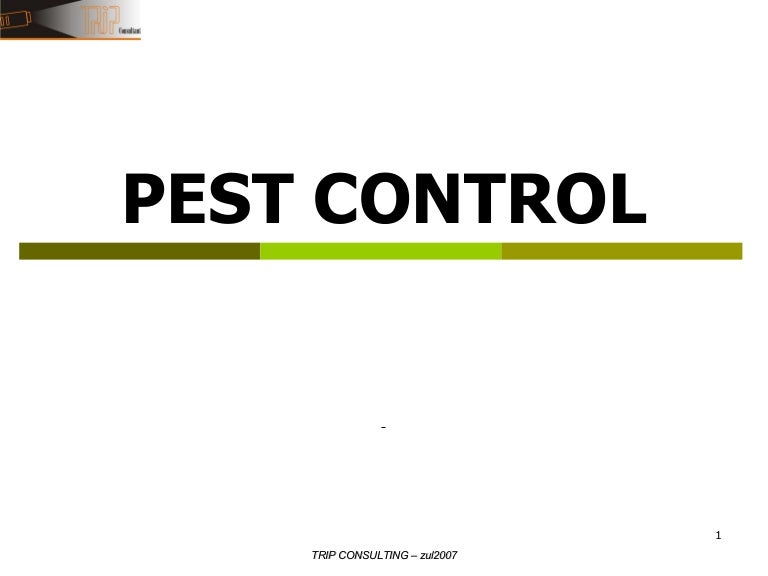Pest Control Program