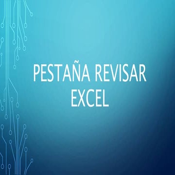 Pestaña revisar