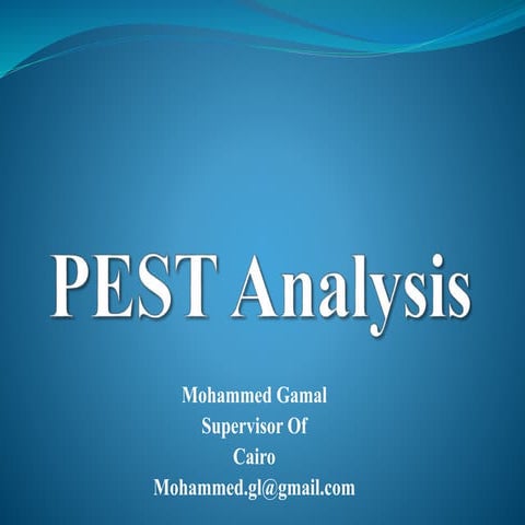 Pest analysis