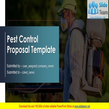 Pest Control Proposal Template PowerPoint Presentation Slides | PPT