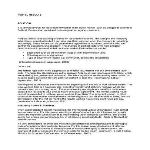 Pestel results snoggle