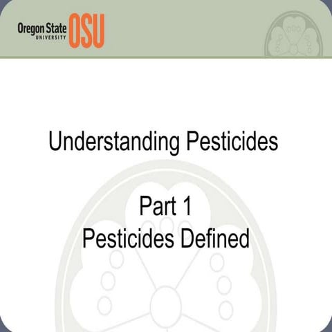 Pesticides