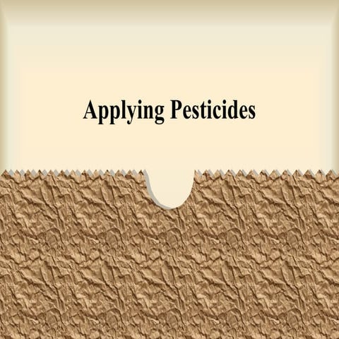 Pesticides and their application methods | PPTX