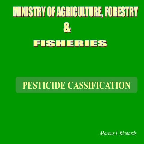 pesticide_classification including herbicides | PDF