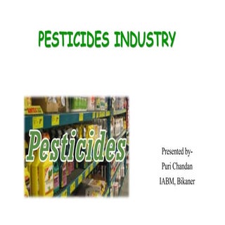Pesticide industry