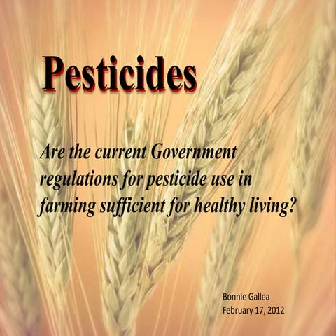 Pesticides