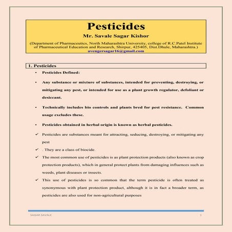Pesticides