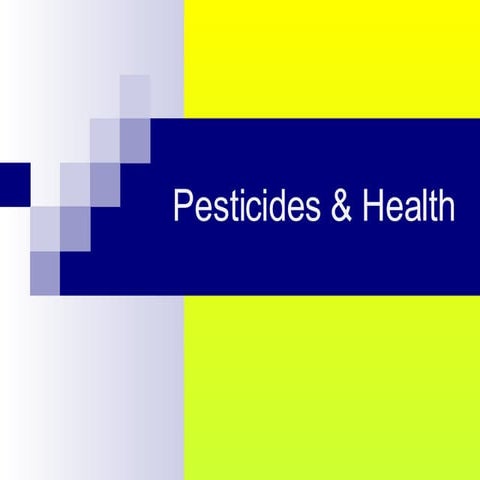 Pesticides & Health